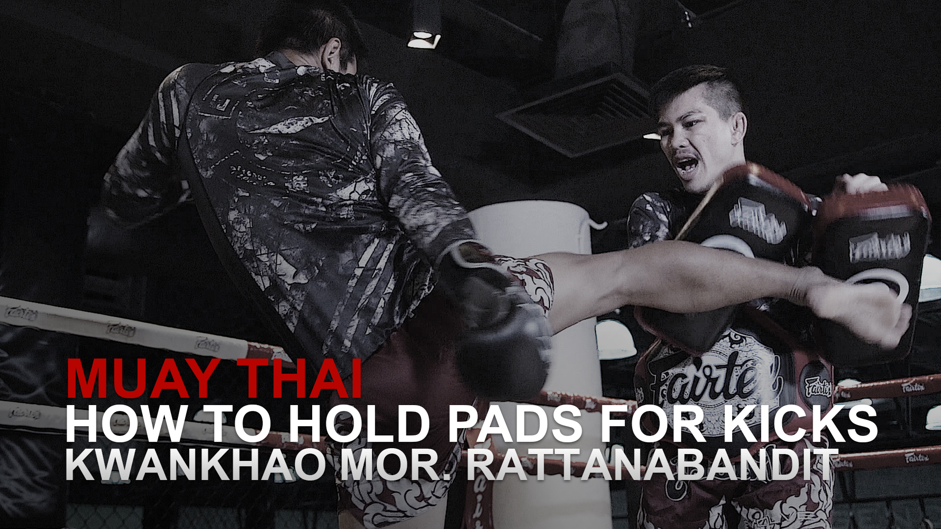How To Hold Pads For Kicks In Muay Thai Evolve University