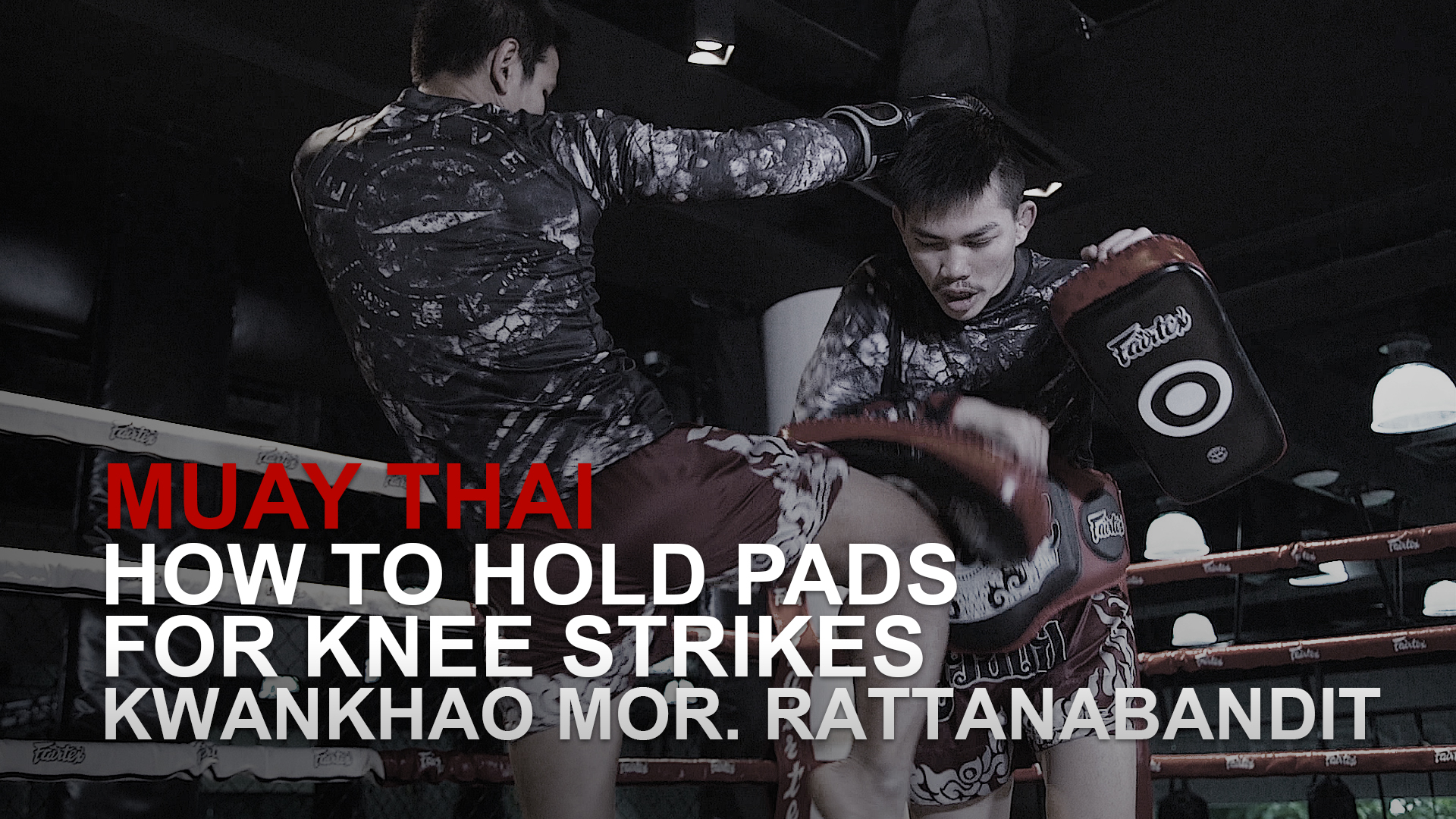 How To Hold Pads For Knee Strikes In Muay Thai Evolve University
